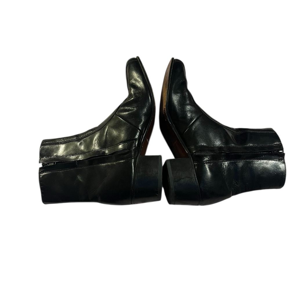 Florsheim Duke Bicycle Toe Black Leather Ankle Boots size 7 1/2 mens - Picture 11 of 13